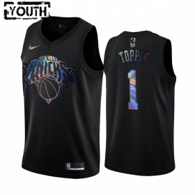 Dres New York Knicks Obi Toppin 1 Iridescent HWC Collection Swingman - Dječji